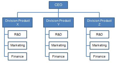 divisional structure